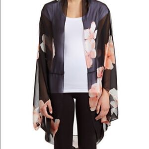 Calvin Klein Poppy Chiffon Cocoon-peach-one Size